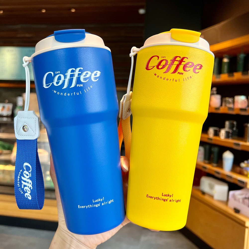 Cốc coffee giữ nhiệt 304 - ly cafe giữ nhiệt TiLoKi TGN08 620ml - ly cafe giữ nhiệt - cốc giữ nhiệt nóng lạnh