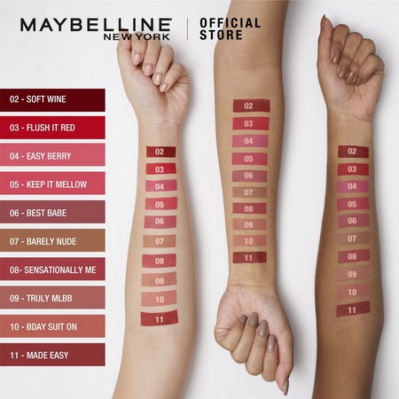 (hàng Mới Về) Son Môi Maybelline Dạng Lỏng Màu Sắc Thời Trang | BigBuy360 - bigbuy360.vn