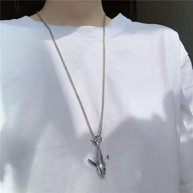 Vòng cổ Mặt Hình Cá Mập Phong Cách Hip Hop Thời Trang Cho Cặp Đôi