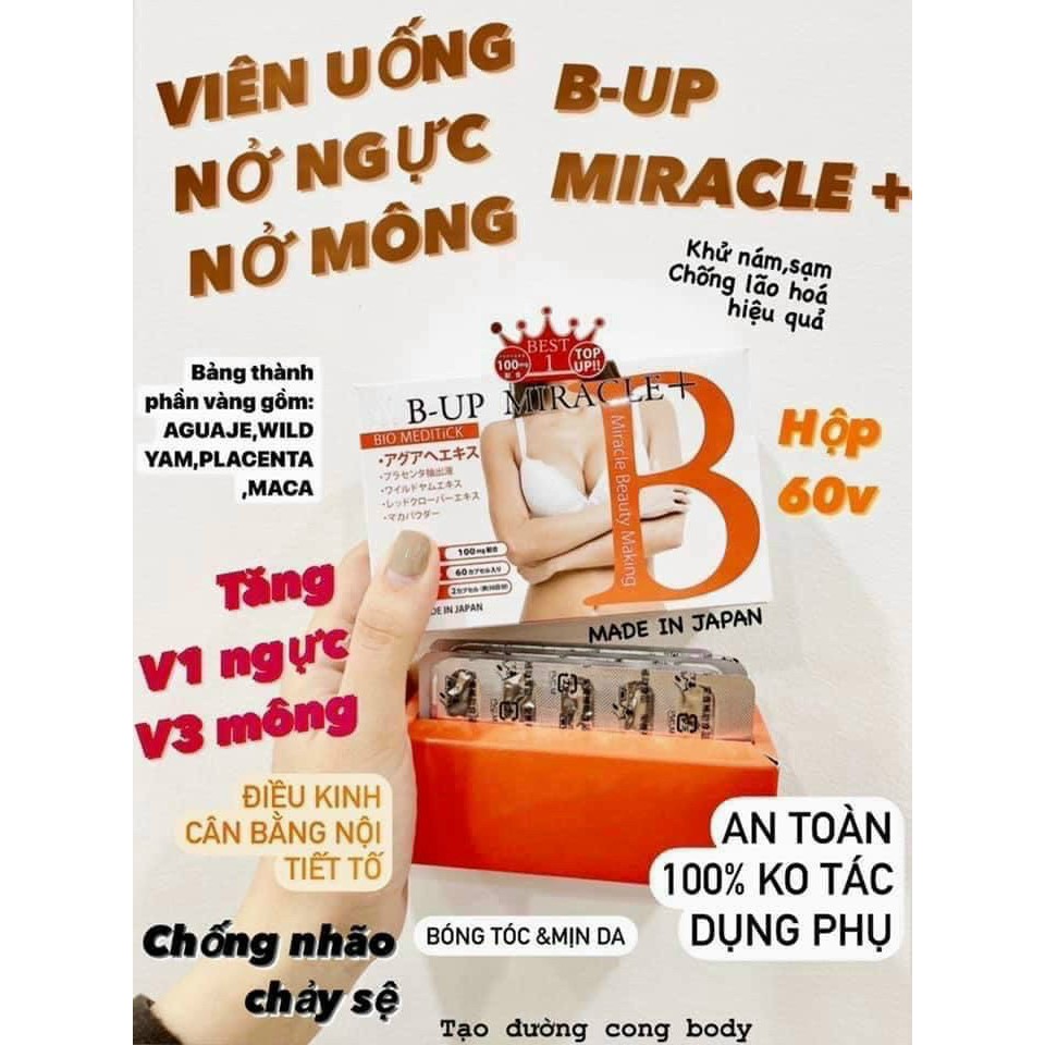 Nở ngực B UP MIRACLE nhật bản giúp ngực căng tròn và sexy