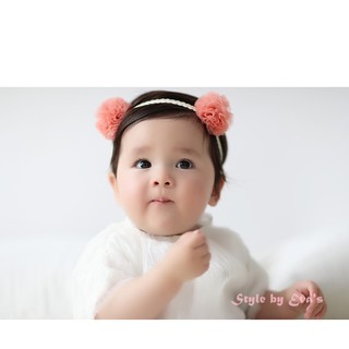 Băng đô cục bông cho bé (0-6-12 tháng)