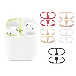 Miếng dán kim loại chống bám bẩn bảo vệ nắp trong airpods 1 2 pro - miếng dán chống bụi airpod 1 2 pro