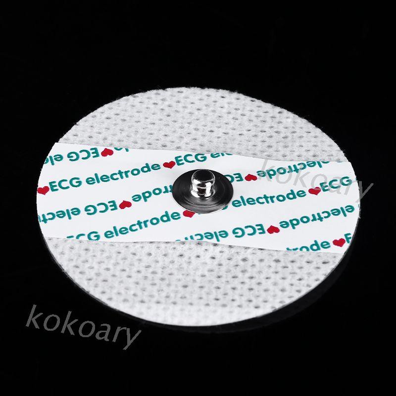 Set 50 Miếng Dán Điện Cực Kok Dùng Một Lần Cho Máy Ecg Ekg Chất Lượng Cao