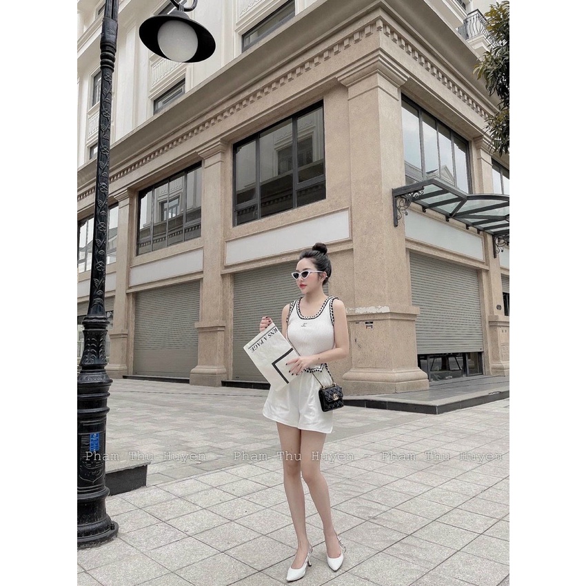 Áo mongtoghi ba lỗ viền sóng thêu CN