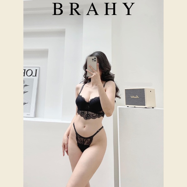 Set nội y gọng đen mi thiết kế cao cấp BRAHY 149