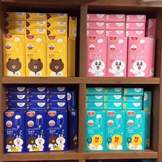 Hộp 10 miếng Mặt Nạ Giấy Mediheal Line Friends Ampoule Mask