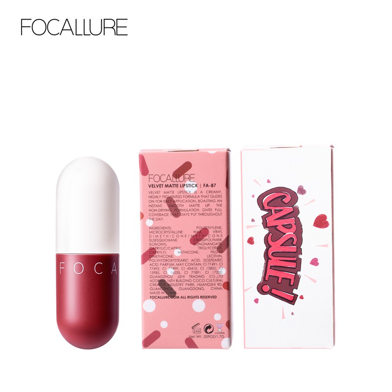 (Hàng Mới Về) Son Lì Focallure Mini Fa87 Thiết Kế Hình Viên Thuốc Độc Đáo | BigBuy360 - bigbuy360.vn