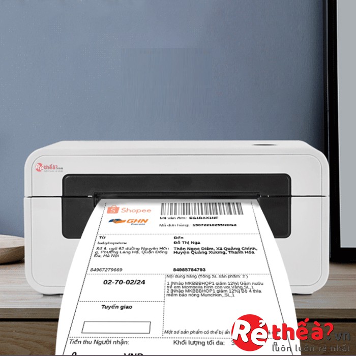 Máy in đơn hàng tmdt in tem vận chuyển in mã vận đơn Xprinter 460b - Hàng Chính Hãng In đơn hàng Shopee | WebRaoVat - webraovat.net.vn