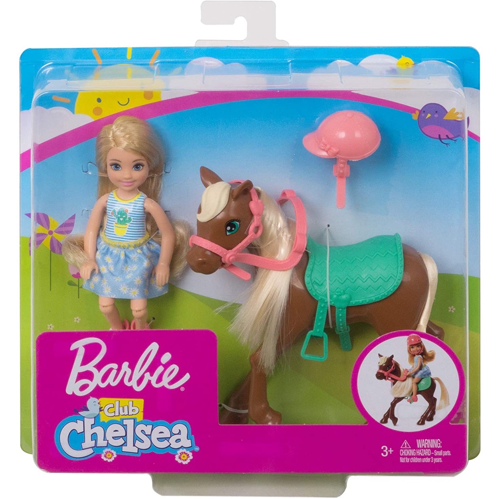 Búp Bê Barbie Chelsea và Chú Ngựa Chelsea n Horse