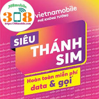 COMBO 50 SIM THÁNH SIM VIETNAMOBILE - THỜI HẠN MIỄN PHÍ NGẮN