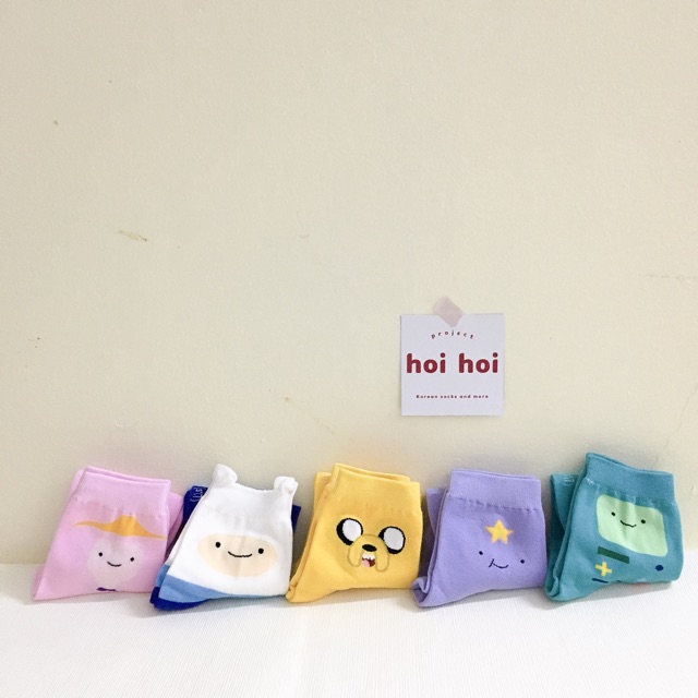 Tất Hàn cao cổ giờ phưu lưu Adventure time đủ bộ 5 mẫu Hoi Hoi Project