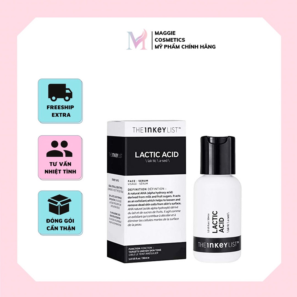 SERUM DƯỠNG DA THE INKEY LIST LACTIC ACID