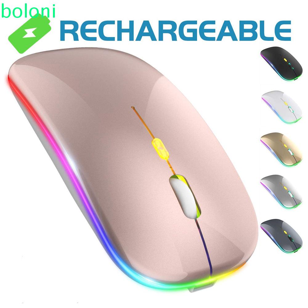 Chuột quang không dây 2.4G có đèn LED nhiều màu chuyên dụng cho chơi game