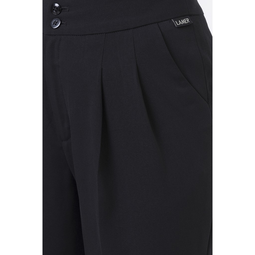 Quần côn baggy gấu lơ vê LAMER L64K19Q012-S1400 (Đen) | BigBuy360 - bigbuy360.vn