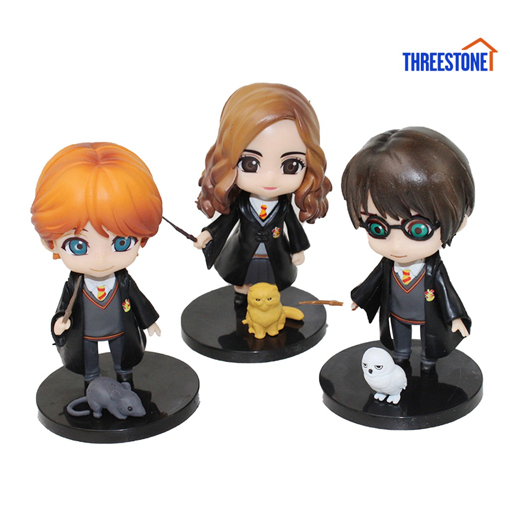 Set 3 Mô Hình Đồ Chơi Nhân Vật Trong Phim Harry Potter