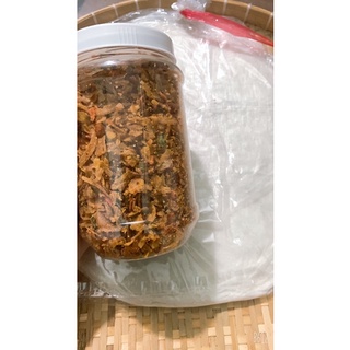 Combo 500g bánh tráng phơi sương + 1hủ 200g muối trộn hành phi .