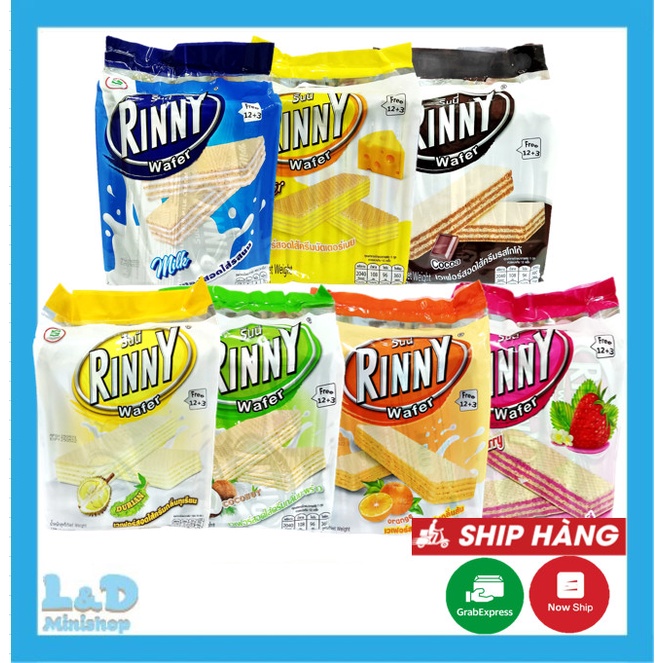 Bánh Xốp Rinny Các Vị 408gr