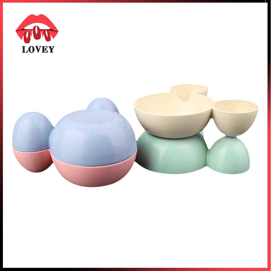 Bát ăn cơm làm từ nhựa kiểu dáng dễ thương
