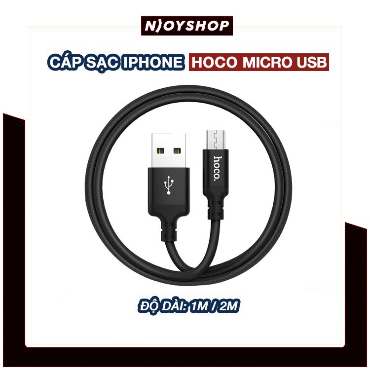 [MUA 2 FREESHIP] Dây sạc HOCO X14 CỔNG MICRO USB CHỐNG ĐÚT GÃY SIÊU BỀN  DÀNH CHO ĐIỆN  THOẠI ANDROID