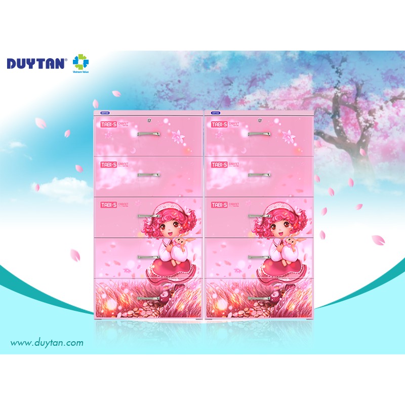 Tủ Nhựa Duy Tân TABI S 5 Ngăn-Cao 105cm- rộng 55cm-sâu 41cm- GIAO NHANH 2H LIÊN HỆ SHOP