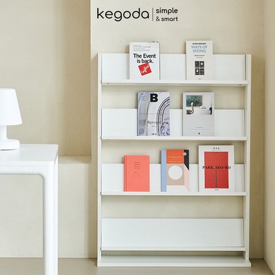 Kệ Gỗ 4 Tầng Để Sách, Tạp Chí Rộng 80cm Thương Hiệu KEGODA KGD14