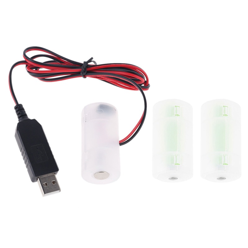 Dây Cáp USB Loại Bỏ Pin AM2 LR14 C Cho Đèn Pha / Bàn Phím Điều Khiển Từ Xa