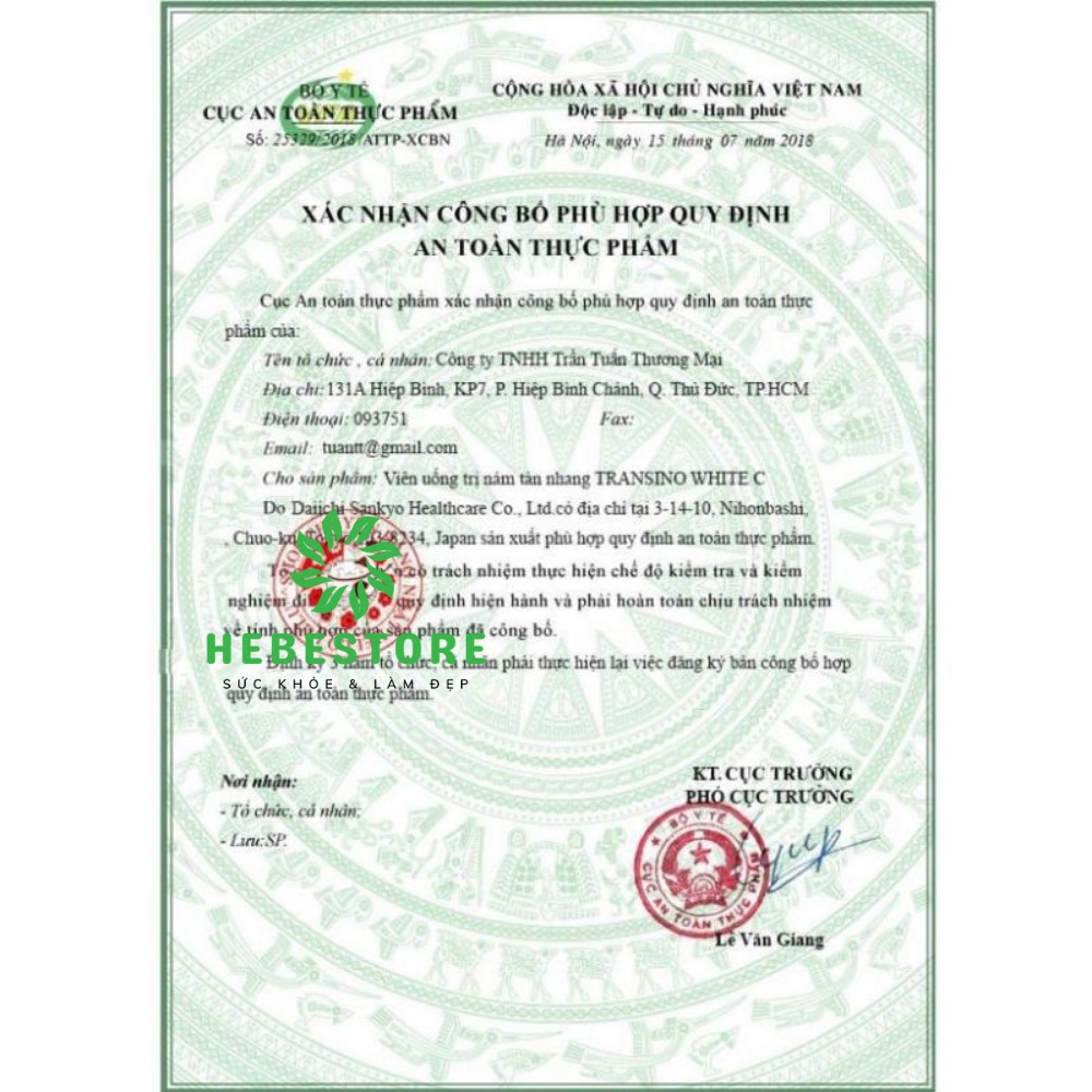 [Chính Hãng] Viên uống nám trắng da Transino 240 viên Nhật Bản | Thế Giới Skin Care