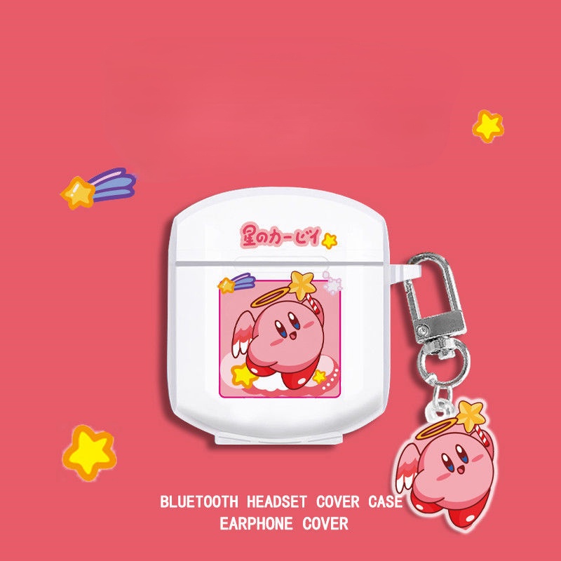 Vỏ Bảo Vệ Hộp Sạc Tai Nghe Edifier Lollipods Plus Mềm Họa Tiết Gấu Và Ngôi Sao Kirby Dễ Thương