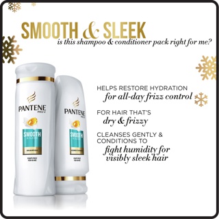 [Mã PG2112B giảm 8% đơn 199K] Dầu gội Pantene Shampoo Smooth & Sleek 375ml
