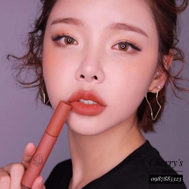 SON 3CE LIP VELVET TINT GOING RIGHT - CAM HỒNG ĐẤT