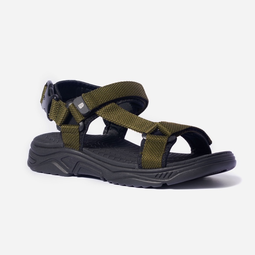 Giày Sandal Nam The Bily 01 Quai Chéo - Màu Xanh Rêu