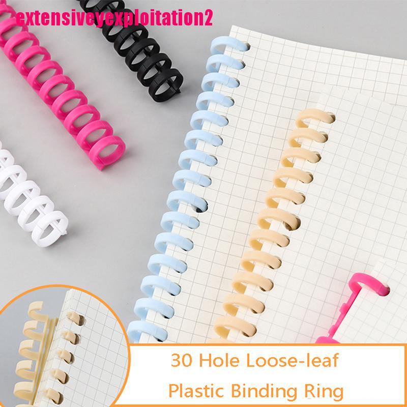 Vòng Lò Xo Nhựa 30 Lỗ Cỡ A4 A5 A6