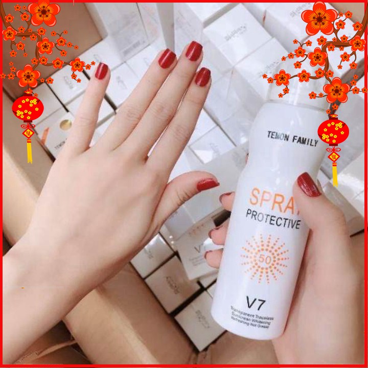 [ HOT ] KEM CHỐNG NẮNG DẠNG XỊT SPRAY PROTECTIVE V7 180ml