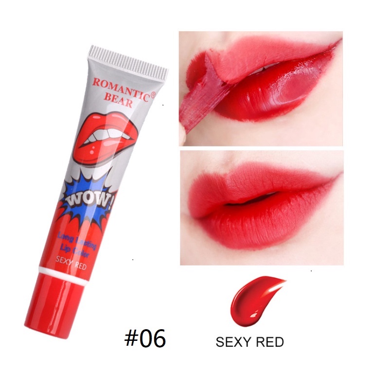 [Hàng mới về] Son xăm lột có 6 màu tuyệt đẹp gợi cảm mùa hè không thấm nước lâu trôi