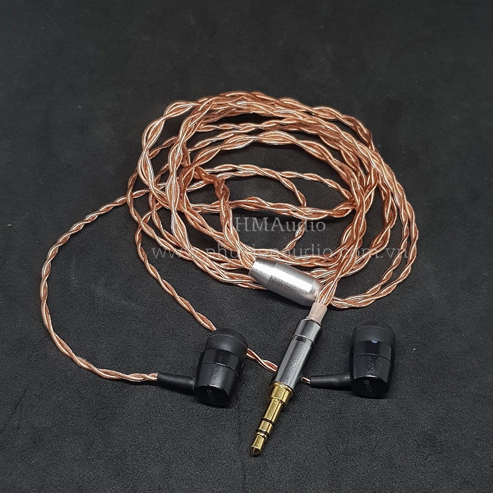 Dây tai nghe đồng OFC 1.0mm tết 4 - Connetor MMCX/ 2pin 0.78mm/ A2DC/ IM01/02/03/50/70