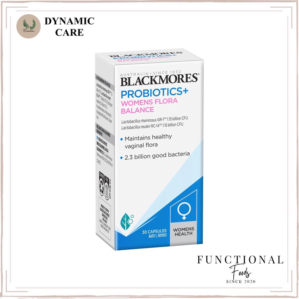 Viên uống men vi sinh cân bằng lợi khuẩn âm đạo Blackmores probiotics womens flora balance 30 viên của Úc