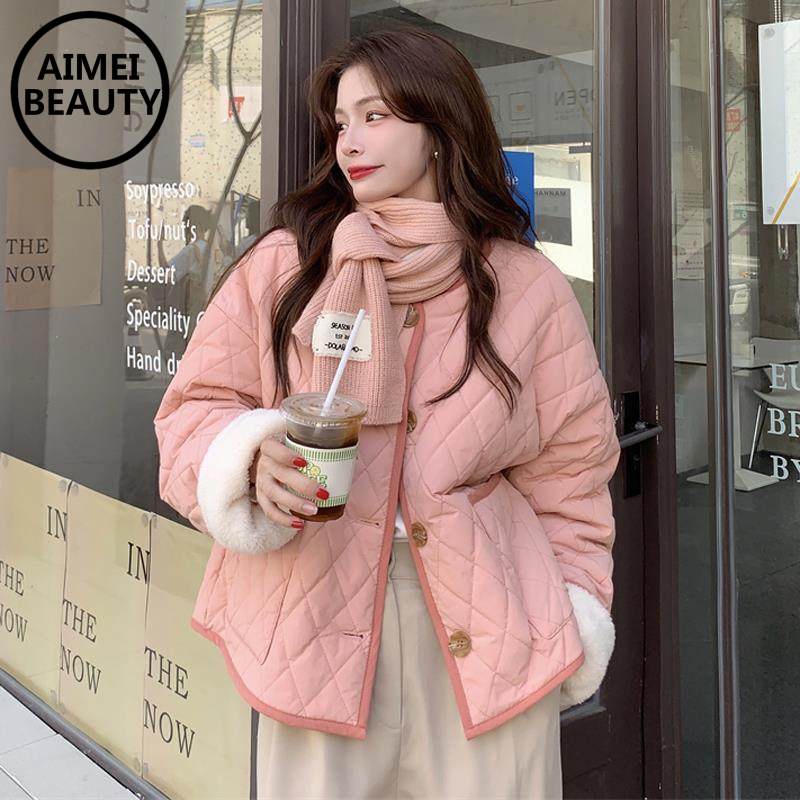 Áo khoác lông cừu mềm AIMEIBEAUTY 2021