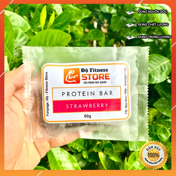 Bánh PROTEIN BAR - Giảm Cân, Tăng Cơ, Bữa Phụ Trước Tập, Ăn Vặt Ít Béo, Hạn Chế Calo, Nhiều Protein, Đồ Ăn Healthy, Tiện