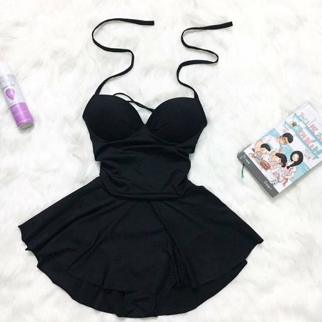Bikini liền váy xoè
