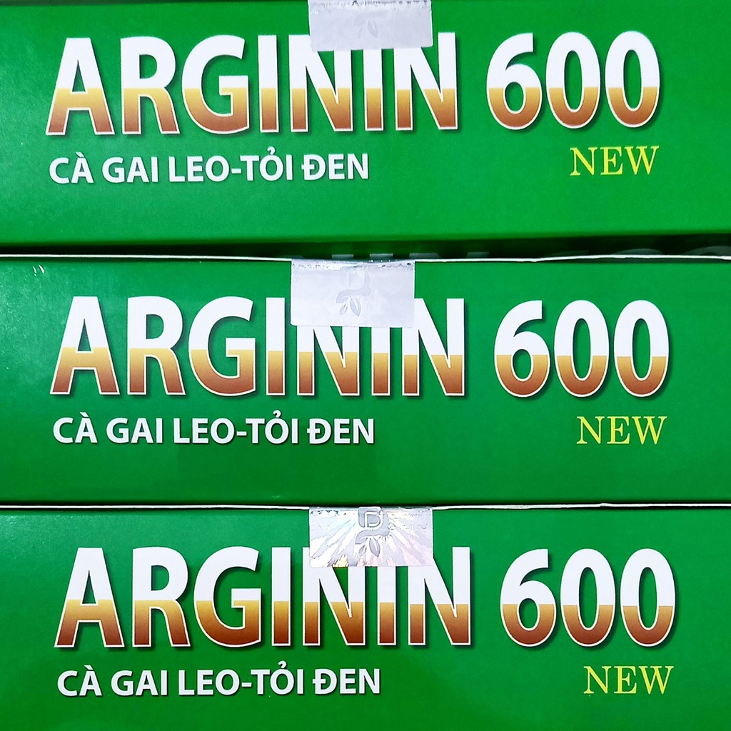 Viên uống bổ gan, mát gan Arginin 600mg cà gai leo- tỏi đen hộp 60 viên. Giúp hỗ trợ giải độc gan