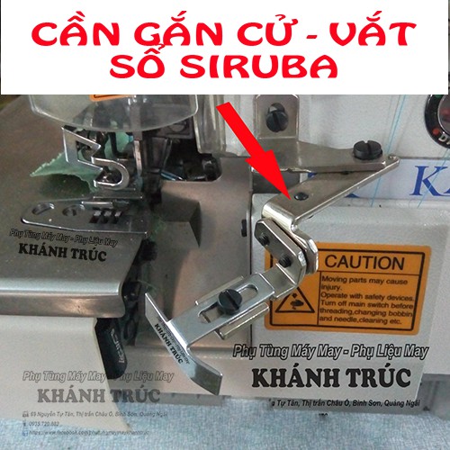 Cần gắn cử máy may vắt sổ công nghiệp SIRUBA, SUNTAR, KAISER, SUNSIR