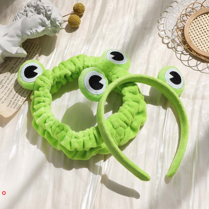 Băng đô cài tóc/ Băng đô thiết kế mắt ếch hoạt hình phong cách Hàn Quốc đáng yêu