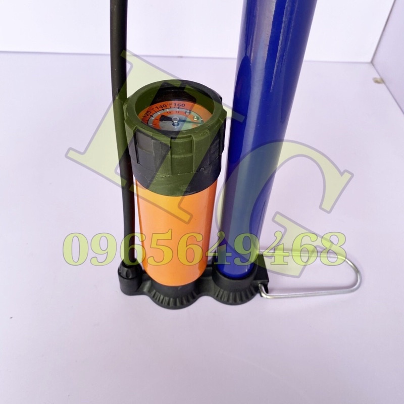 Bơm Tay Xe Đạp, Xe Máy Asaki Có Đồng Hồ Chính Hãng