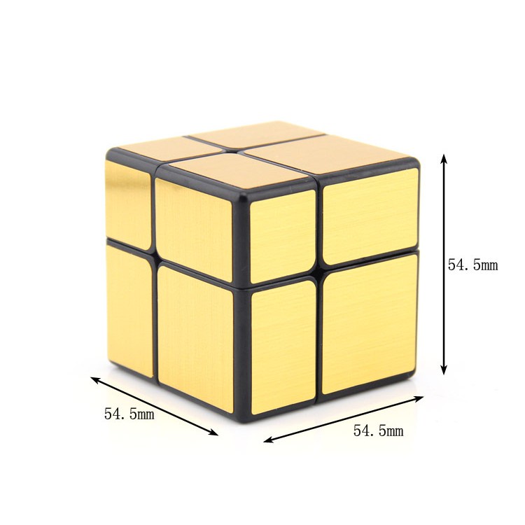 Rubik Mirror Silver gương vàng 2x2 ShengShou quà tặng sáng tạo