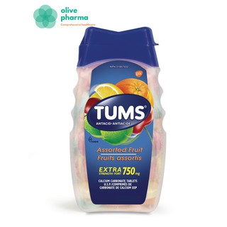 Kẹo Tums Extra Strength Smoothies 100 viên 750mg hỗ trợ tiêu hóa