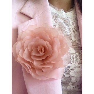 Hoa Cài Áo handmade hoa Hồng