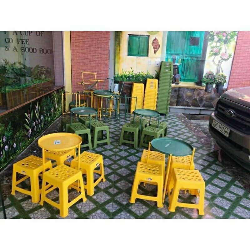 Ghế nhựa trà chanh Totiva Ghế Nhựa Trà Chanh, Trà sữa, Cafe Vỉa Hè - Hàng chính hãng Việt Nhật xuất khẩu