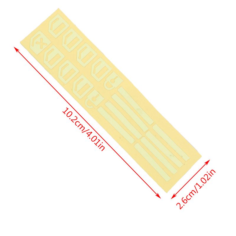 Miếng Dán Công Tắc Cửa Sổ Xe Hơi Màu Dạ Quang