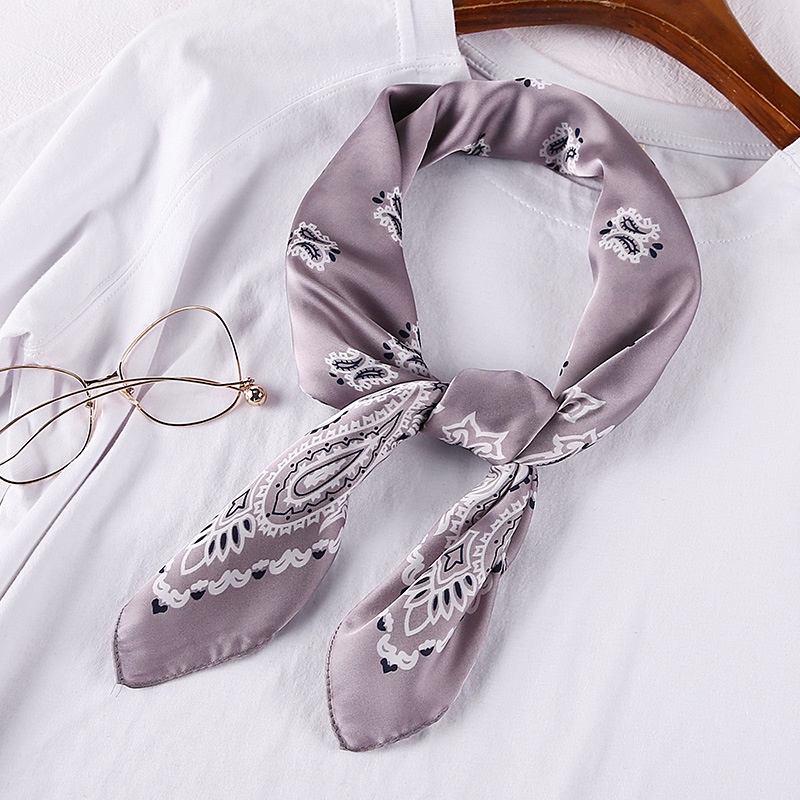 Khăn bandana quấn làm áo Blackpink cao cấp 70 70x70cm turban lụa vuông quàng cổ quấn tóc nữ đẹp