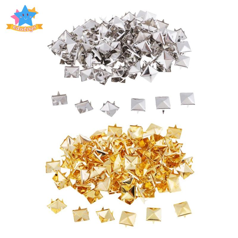 Set 100 Đinh Tán Hình Kim Tự Tháp 8mm Chuyên Dụng Làm Đồ Da